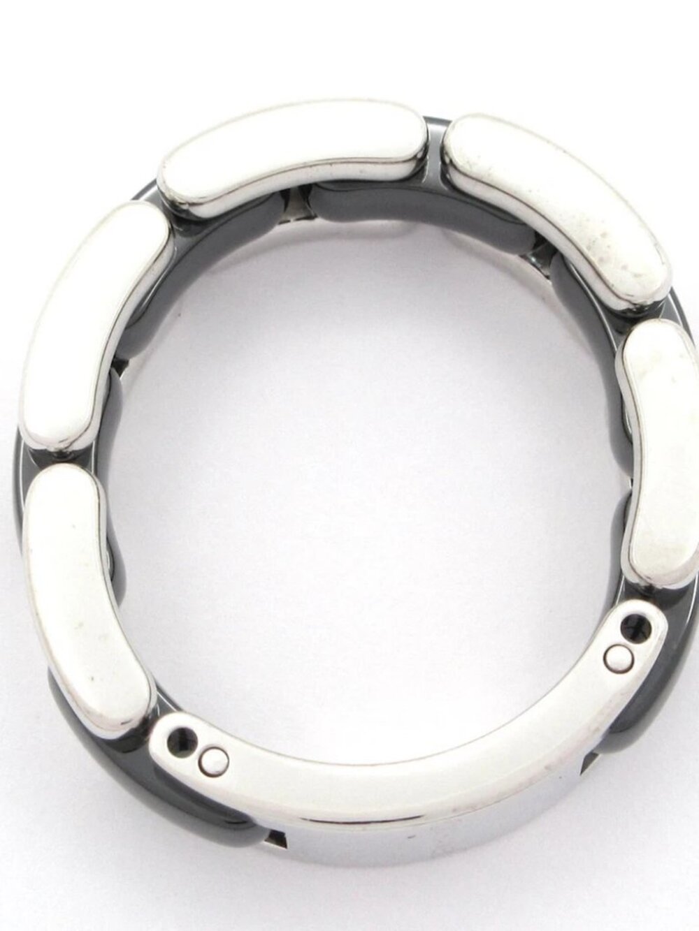 CHANEL Ultra Ring - 18K White Gold Black Ceramic Ring - Picture 4 of 7